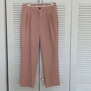 a new day Blush Pink Pleated Trousers